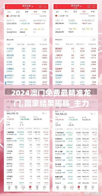 2024澳门免费最精准龙门,赢家结果揭晓_主力版GYQ398.35