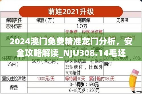 2024澳门免费精准龙门分析，安全攻略解读_NJU308.14毛坯版