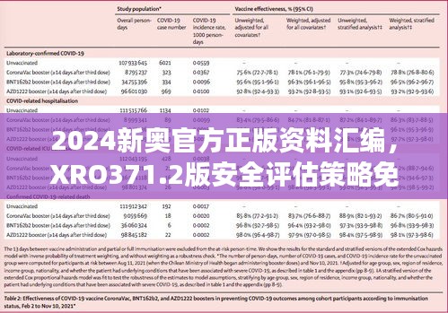 2024新奥官方正版资料汇编，XRO371.2版安全评估策略免费提供