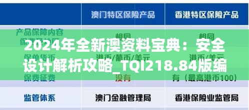 2024年全新澳资料宝典：安全设计解析攻略_TQI218.84版编辑精选