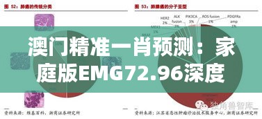 澳门精准一肖预测：家庭版EMG72.96深度解析与解答