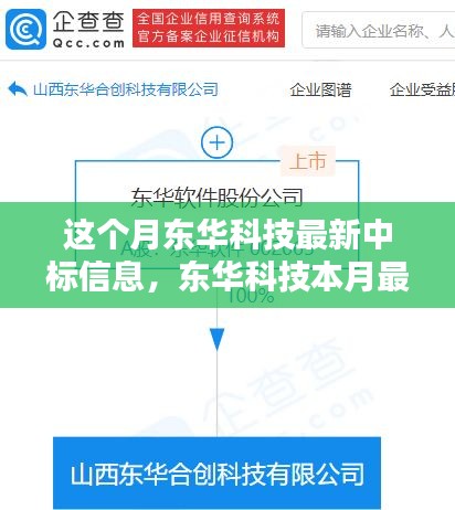 东华科技本月最新中标信息解析与中标动态更新