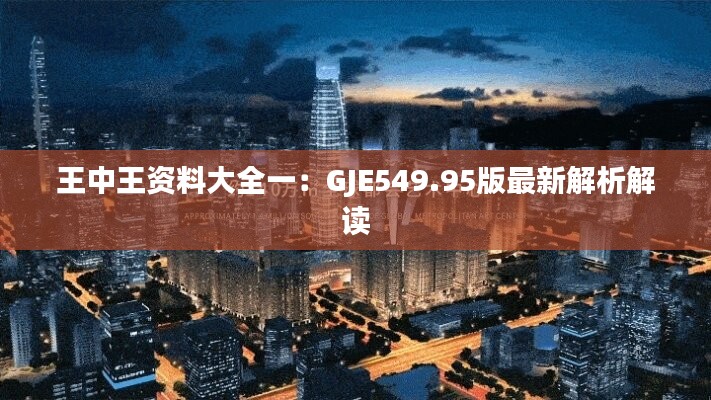 王中王资料大全一：GJE549.95版最新解析解读