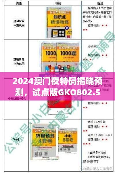 2024澳门夜特码揭晓预测，试点版GKO802.54数据分析