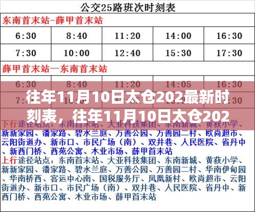 往年11月10日太仓202最新时刻表，出行必备指南