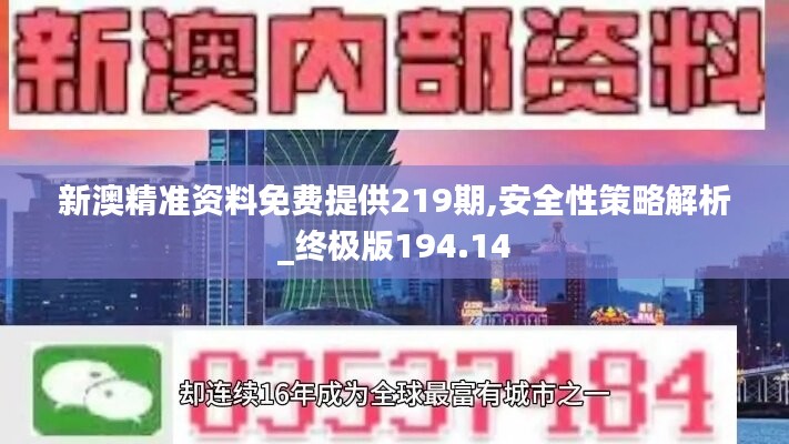 新澳精准资料免费提供219期,安全性策略解析_终极版194.14