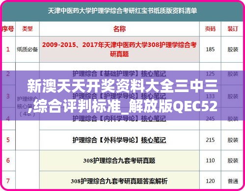 新澳天天开奖资料大全三中三,综合评判标准_解放版QEC521.95