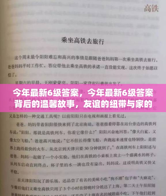 今年最新六级答案背后的温馨故事，友谊纽带与家的温暖传递力量