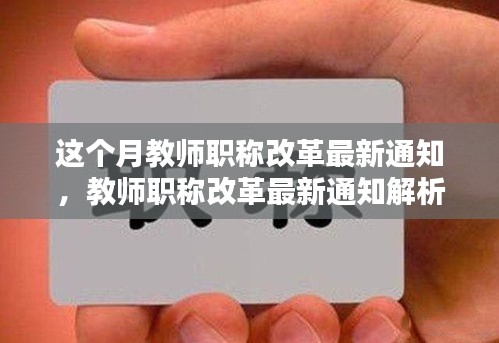 本月教师职称改革最新动态，解析新通知特性、体验与竞品对比的用户分析