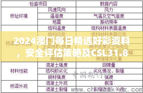 2024澳门每日精选好彩资料，安全评估策略及CSL31.84游玩指南