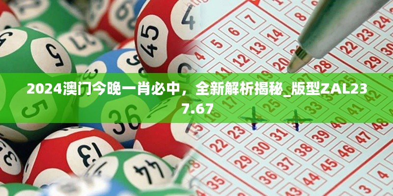 2024澳门今晚一肖必中，全新解析揭秘_版型ZAL237.67