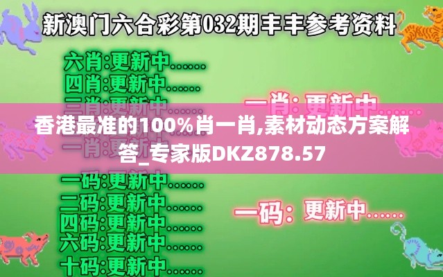 香港最准的100%肖一肖,素材动态方案解答_专家版DKZ878.57