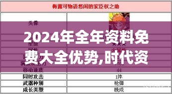 2024年全年资料免费大全优势,时代资料解释落实_AMR836.2潮流版