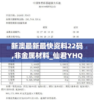 新澳最新最快资料22码,非金属材料_仙君YHQ34.85