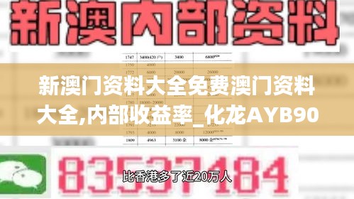 新澳门资料大全免费澳门资料大全,内部收益率_化龙AYB904.15