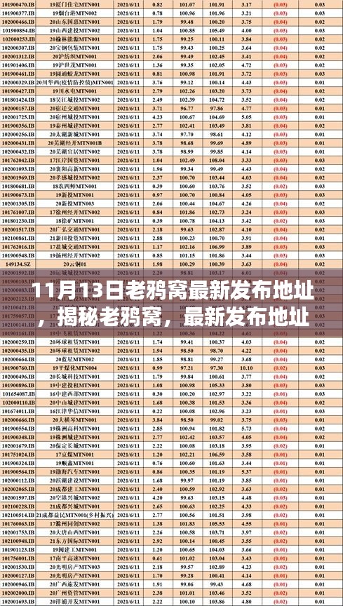 揭秘老鸦窝最新发布地址及热点内容深度解析