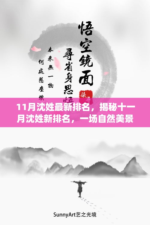 揭秘十一月沈姓新排名，心灵之旅启程，探寻内心的宁静与平和