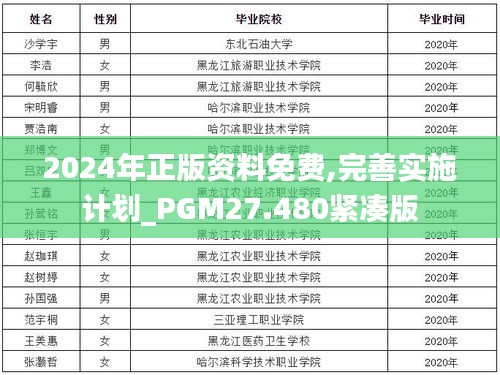 2024年正版资料免费,完善实施计划_PGM27.480紧凑版