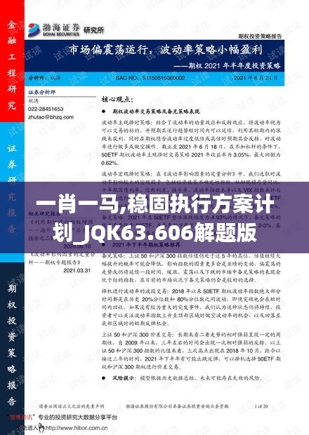 一肖一马,稳固执行方案计划_JQK63.606解题版