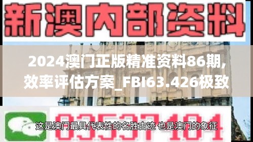 2024澳门正版精准资料86期,效率评估方案_FBI63.426极致版