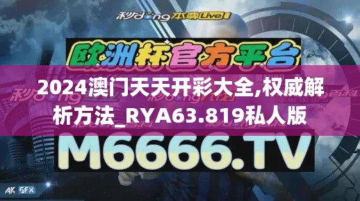 2024澳门天天开彩大全,权威解析方法_RYA63.819私人版