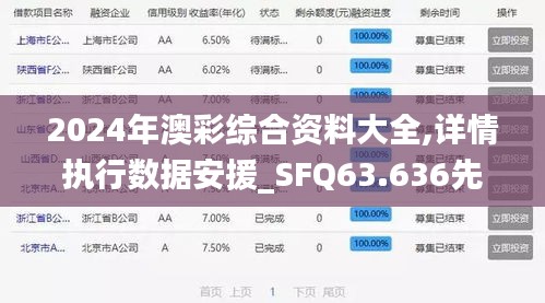 2024年澳彩综合资料大全,详情执行数据安援_SFQ63.636先锋科技