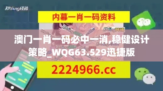 澳门一肖一码必中一消,稳健设计策略_WQG63.529迅捷版