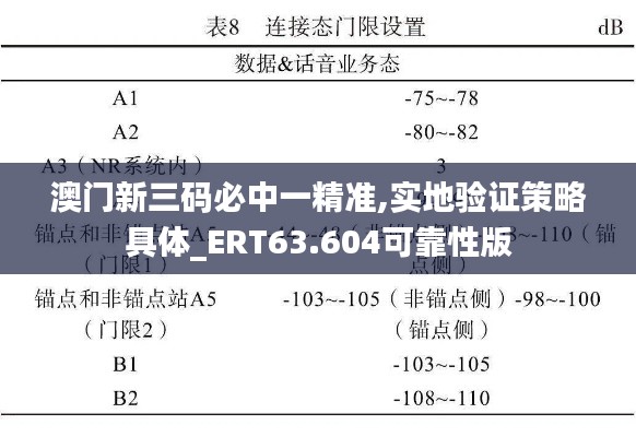 澳门新三码必中一精准,实地验证策略具体_ERT63.604可靠性版