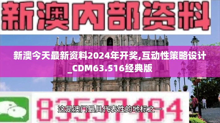 新澳今天最新资料2024年开奖,互动性策略设计_CDM63.516经典版