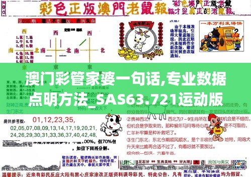 澳门彩管家婆一句话,专业数据点明方法_SAS63.721运动版