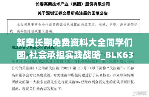 新奥长期免费资料大全同学们图,社会承担实践战略_BLK63.812互助版