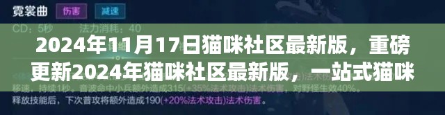 一站式猫咪生活体验，猫咪社区最新版重磅更新