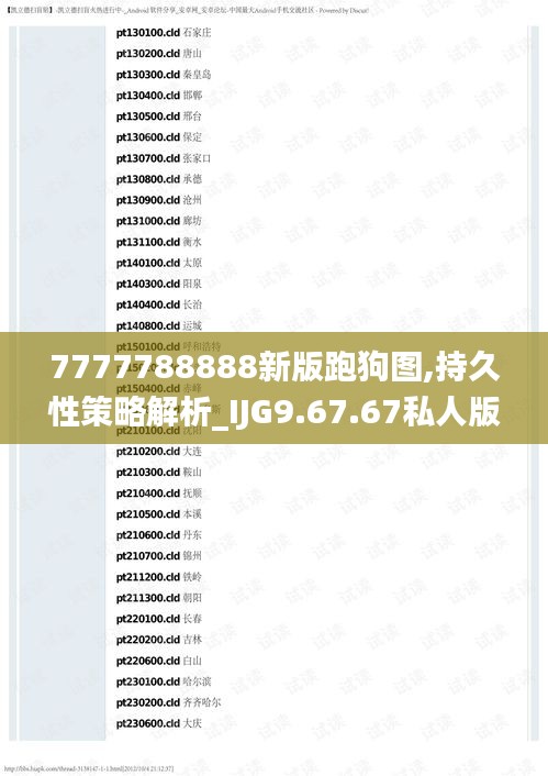 7777788888新版跑狗图,持久性策略解析_IJG9.67.67私人版