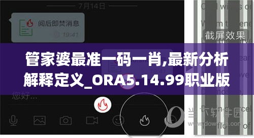 管家婆最准一码一肖,最新分析解释定义_ORA5.14.99职业版