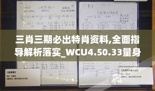 三肖三期必出特肖资料,全面指导解析落实_WCU4.50.33量身定制版