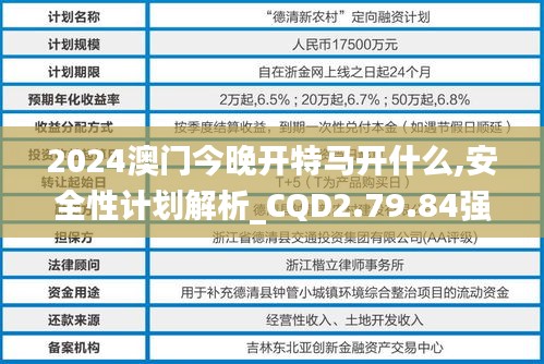 2024澳门今晚开特马开什么,安全性计划解析_CQD2.79.84强劲版