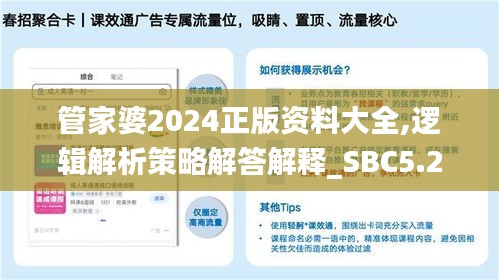 管家婆2024正版资料大全,逻辑解析策略解答解释_SBC5.21.91神秘版