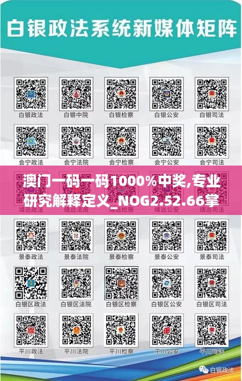 澳门一码一码1000%中奖,专业研究解释定义_NOG2.52.66掌中宝