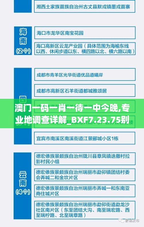 澳门一码一肖一待一中今晚,专业地调查详解_BXF7.23.75别致版