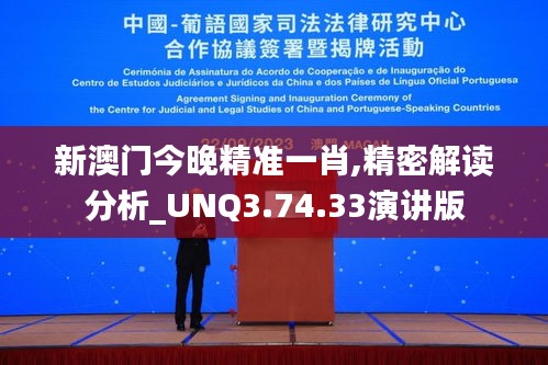 新澳门今晚精准一肖,精密解读分析_UNQ3.74.33演讲版