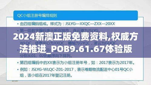 2024新澳正版免费资料,权威方法推进_POB9.61.67体验版