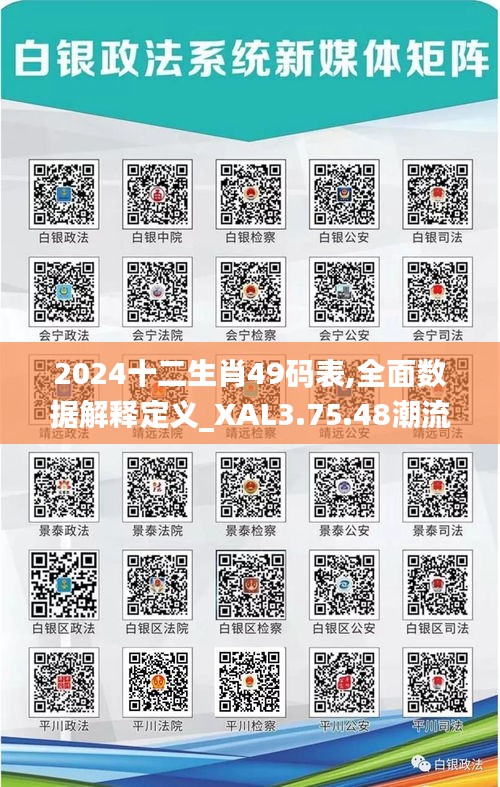 2024十二生肖49码表,全面数据解释定义_XAL3.75.48潮流版