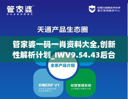 管家婆一码一肖资料大全,创新性解析计划_IWV9.54.43后台版