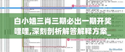 白小姐三肖三期必出一期开奖哩哩,深刻剖析解答解释方案_OWE6.62.93习惯版