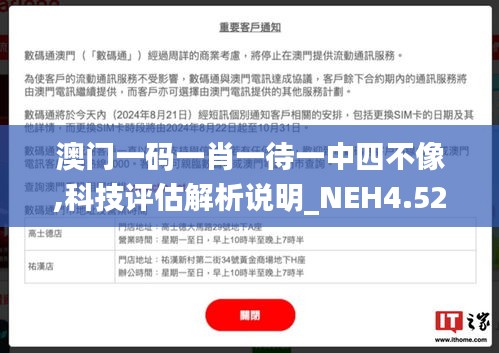 澳门一码一肖一待一中四不像,科技评估解析说明_NEH4.52.51高速版