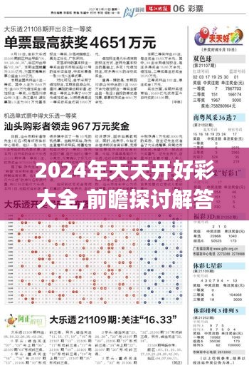 2024年天天开好彩大全,前瞻探讨解答解释现象_QVQ3.35.93业界版