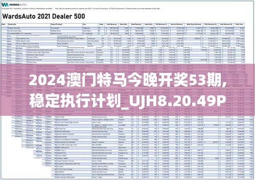 2024澳门特马今晚开奖53期,稳定执行计划_UJH8.20.49Phablet