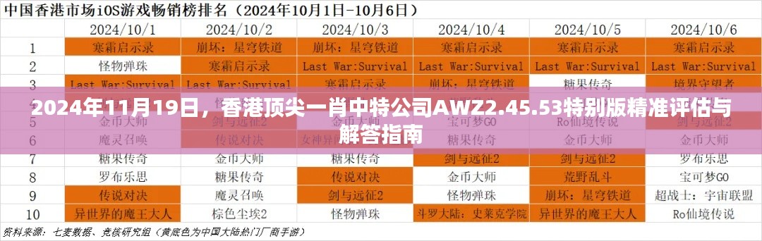 2024年11月19日，香港顶尖一肖中特公司AWZ2.45.53特别版精准评估与解答指南