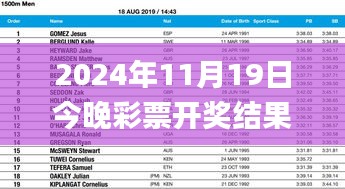 2024年11月19日今晚彩票开奖结果详解_YBC3.73.90传承版