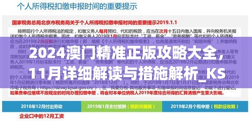 2024澳门精准正版攻略大全，11月详细解读与措施解析_KSY8.23.84潮流版